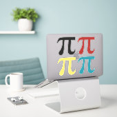 PI-stickers Sticker (Laptop op bureau)