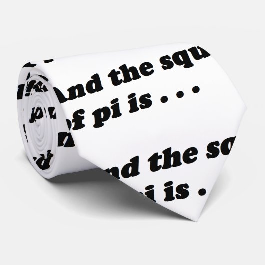 Pi Stropdas 2 Nerd Stuff Geeky Mannen Stropdas (Opgerold)