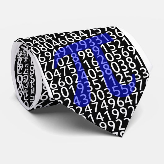 Pi-Stropdas - A 3.14 Necktie Stropdas (Opgerold)