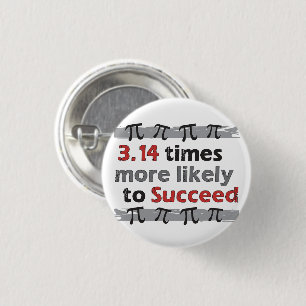 Pi Succes Ronde Button 3,2 Cm