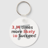 Pi Success Pi Symbol Sleutelhanger (Voorkant)