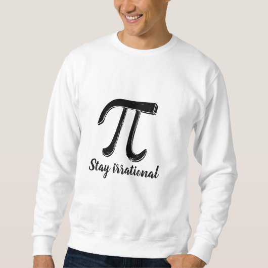 Pi Sweatshirt – Geeky & Wiskunde-geïnspireerde Com (Voorkant)
