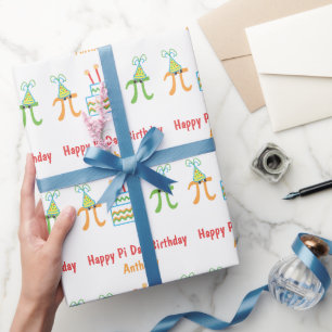 Pi Symbolen Pi Dag Gepersonaliseerde Gift Wrap Cadeaupapier