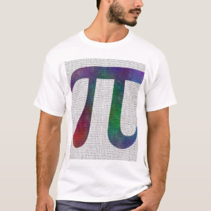 Pi-symbool 14400 cijfers t-shirt