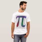 Pi-symbool 14400 cijfers t-shirt (Voorkant volledig)