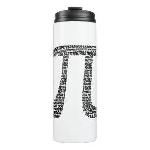 Pi-symbool 3.14 - 400 decimale waarden thermosbeker