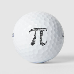 PI-symbool 3.14 - 400 decimalen Golfballen