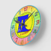 Pi-symbool 3.14 Ultimate Ronde Klok (Hoek)