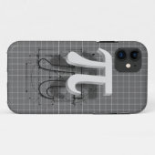Pi Symbool Art Case-Mate iPhone Case (Achterkant (horizontaal))