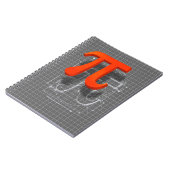 Pi Symbool Art Notitieboek (Linkerzijde)