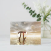 Pi-symbool briefkaart (Staand voorkant)