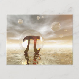 Pi-symbool briefkaart