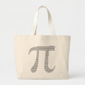 Pi Symbool Canvas tas (Voorkant)