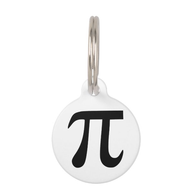 Pi-symbool Huisdierpenning (Voorkant)
