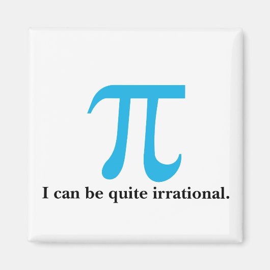 Pi-symbool I kan een irrationele magneet zijn (Voorkant)