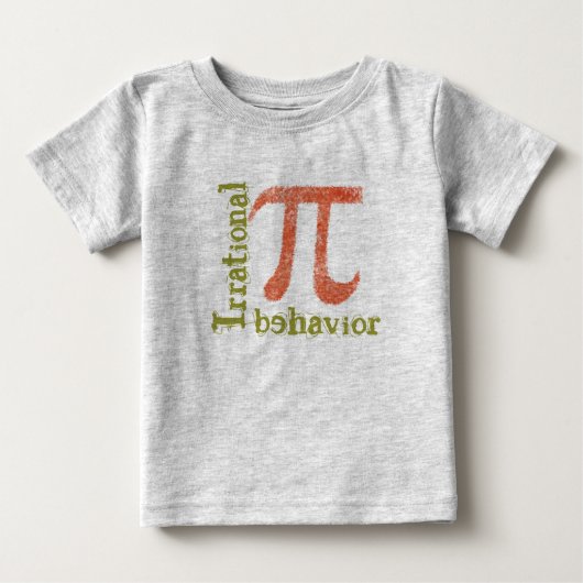 Pi Symbool Irrationeel Gedrag Infant T shirt (Voorkant)
