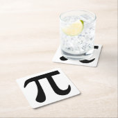 Pi-symbool Kartonnen Onderzetters (Insitu)