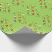 Pi Symbool Menu Cute Wiskunde Teacher Cadeaupapier (Hoek)