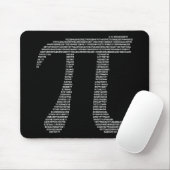 Pi-symbool Mousepad Muismat (Met muis)