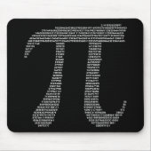 Pi-symbool Mousepad Muismat (Voorkant)