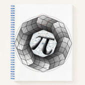 Pi Symbool Optische Illusie Notitieboek voor u (Voorkant)