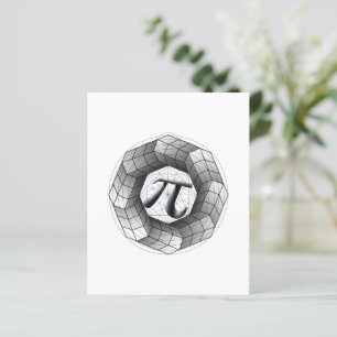 PI Symbool Optische Illusie Papieren Blad voor U