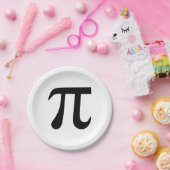 Pi-symbool Papieren Bordje (Feest)