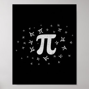 Pi Symbool Pi Dag 3.14 Pi Wiskunde Pi Nummer Pi Da Poster