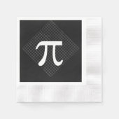 Pi Symbool Pi Day Paper Napkins Servet (Voorkant)