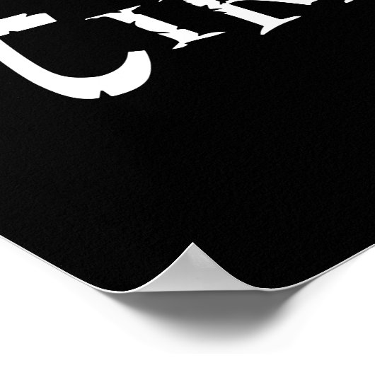 Pi-symbool Pirate Poster (Hoek)