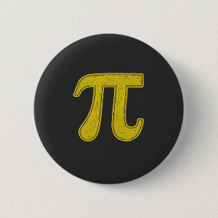 Pi-symbool Ronde Button 5,7 Cm