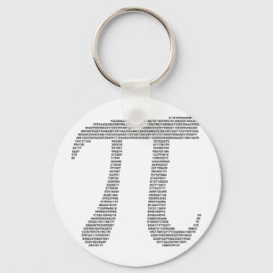 Pi Symbool Sleutelhanger