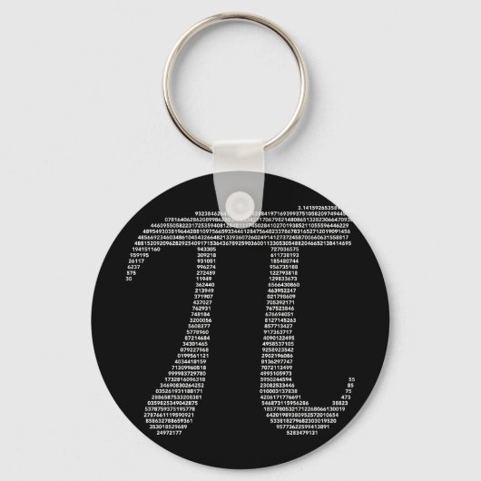 Pi Symbool Sleutelhanger (Voorkant)