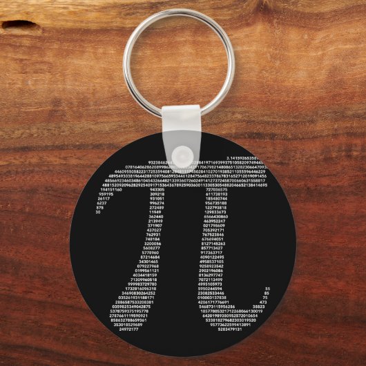 Pi Symbool Sleutelhanger (Voorkant)