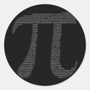 Pi Symbool Sticker