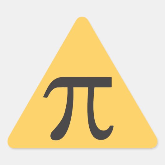 Pi Symbool Stickers (Voorkant)