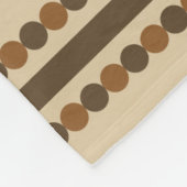 Pi Symbool Streeppatroon Fleece Deken (Hoek)