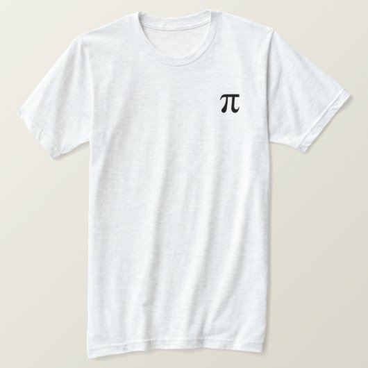 Pi Symbool T-Shirt (Design voorkant)