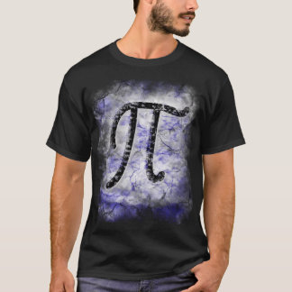 pi symbool t-shirt met grote scheerplaat