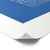 Pi-symbool Veel cijferige code Poster (Hoek)