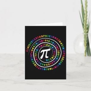 Pi Symbool Wiskunde leraar Pi Dag Kaart