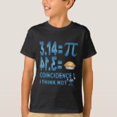 Pi T-Shirt 3,14 = Pie-incidentie? Ik denk het niet (Voorkant)