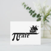 Pi-tariefschip Briefkaart (Staand voorkant)