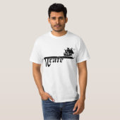 Pi-tariefschip T-shirt (Voorkant volledig)