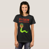 PI THON Pi Day Python Pie Math Snake Wild Animal N T-shirt (Voorkant volledig)