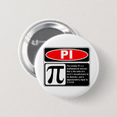 Pi-toelichting Ronde Button 5,7 Cm (Voorkant /achterkant)