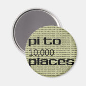 Pi tot 10000 plaatsen magneet (Voorkant / Achterkant)