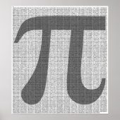 Pi tot 10.000 Digits Poster afdrukken (Voorkant)
