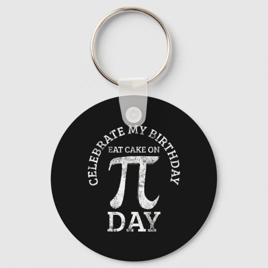 Pi Verjaardag Wiskunde Dag  Sleutelhanger (Voorkant)