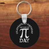 Pi Verjaardag Wiskunde Dag  Sleutelhanger (Voorkant)